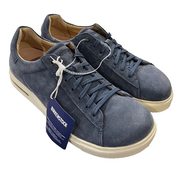 Birkenstock Bend Low Sneaker Elemental Blue Suede Women EU 42 size US 11 NEW nwt - Picture 1 of 16